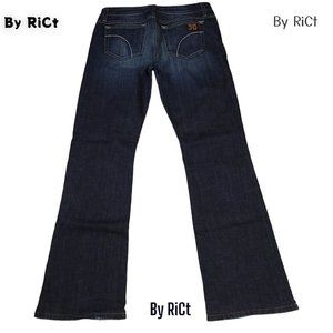 Joe's Honey Bootcut Women's Jeans Size 30x30 Mid rise Zip Stretch Blue Denim